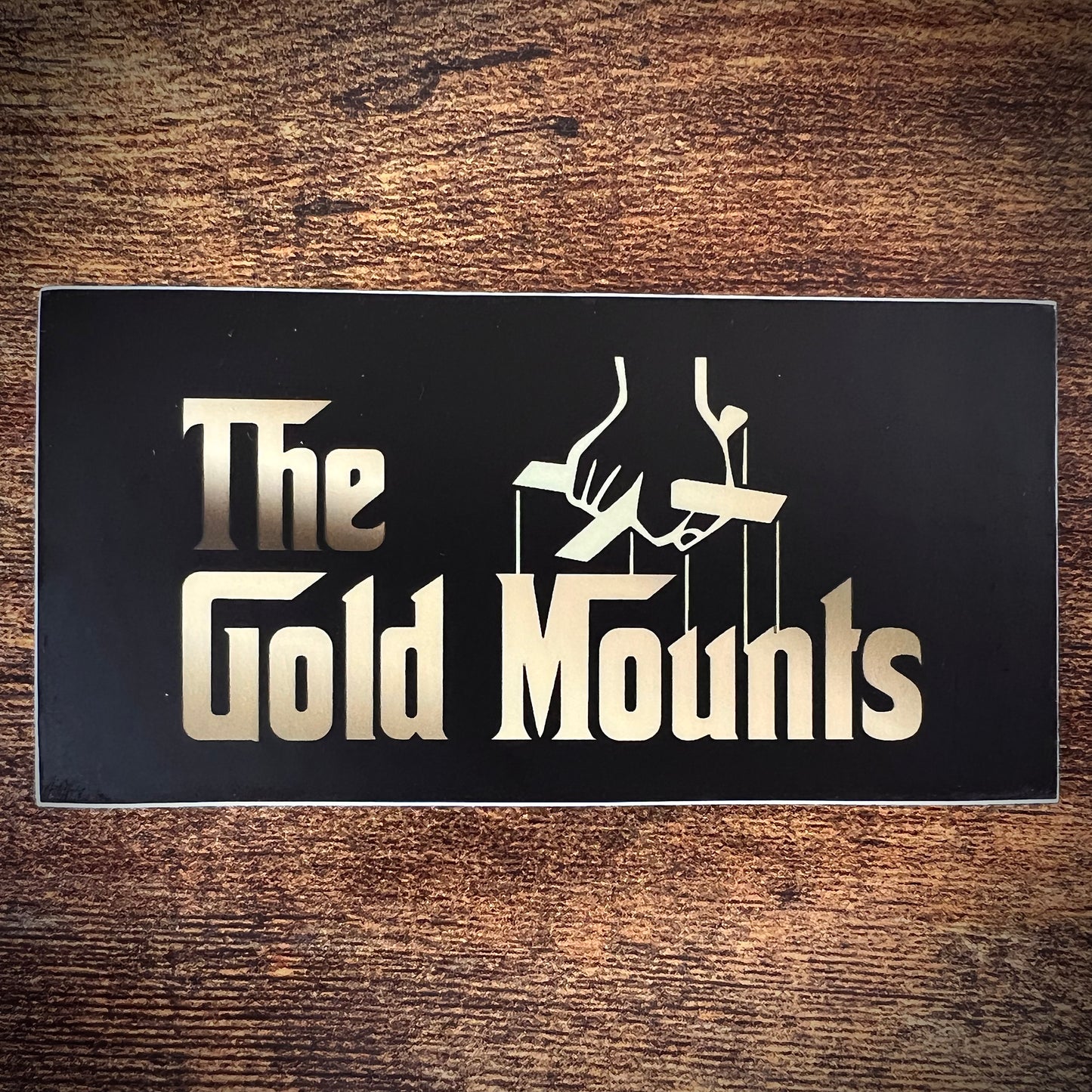 Gold Mount Label- Medium