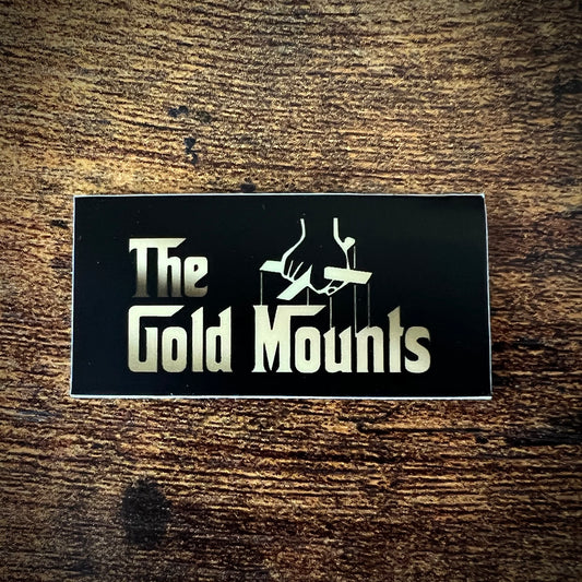 Gold Mount Label- Small